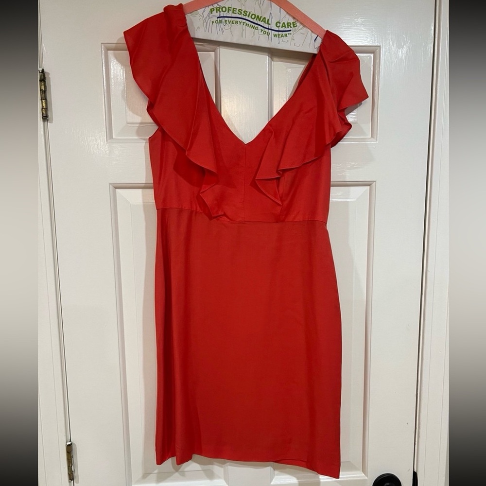 Jenny Yoo Vibrant Red Mini Dress